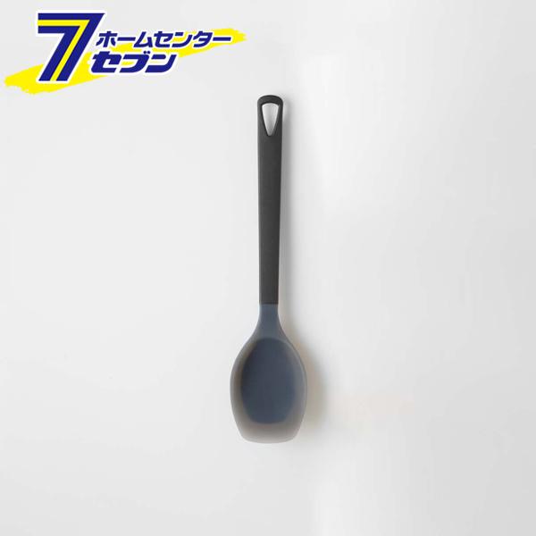 他サイト： トライアングリップシリコーン調理スプーン S ブラック K777BK 【マーナ】 [サービングスプーン]の商品画像