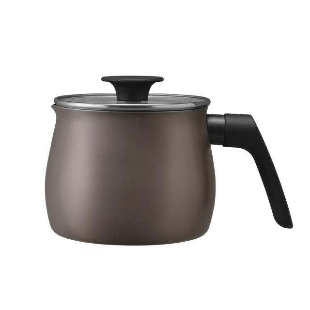 他サイト： マルチポット 2.2L ブラウン MCP-14 アイリスオーヤマ [片手鍋 おしゃれ 鍋 マルチポット 2.2L おしゃれ ミルの商品画像