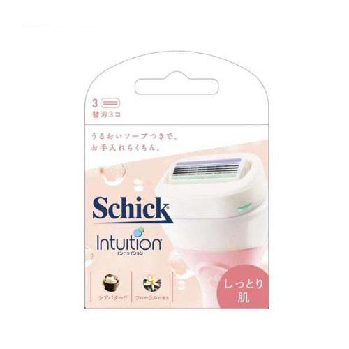 他サイト： シック イントゥイション しっとり肌 替刃 (3個入)  [ムダ毛 カミソリ シェービング シックジャパン]の商品画像