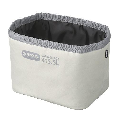 他サイト： 車用 ダストボックス OUTDOOR M カーキ OD40 [ゴミ箱 小物入れ 収納 カー用品 アウトドア セイワ]の商品画像