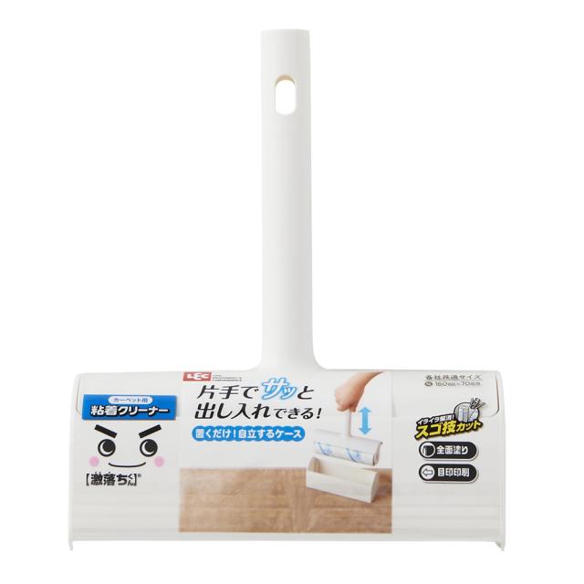 他サイト： 激落ち スゴ技カット本体 ショートタイプ 160mm×70周巻 S00522 [コロコロ 粘着テープ ゴミ取り カーペット レッの商品画像