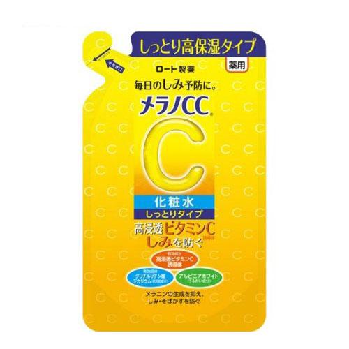 他サイト： メラノCC 薬用 しみ対策美白化粧水 しっとりタイプ つめかえ用 (170ml) [ニキビ シミ 毛穴 ビタミンC ロート製薬]の商品画像