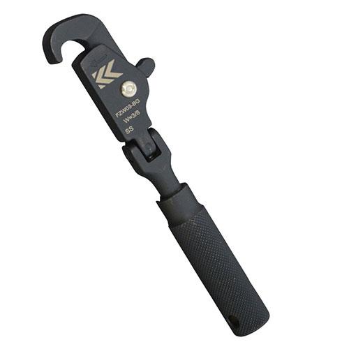 他サイト： 全ネジクイックレンチ 黒金 FZW03-BG [フックタイプ 全ねじ 寸切りボルト フジ矢]の商品画像