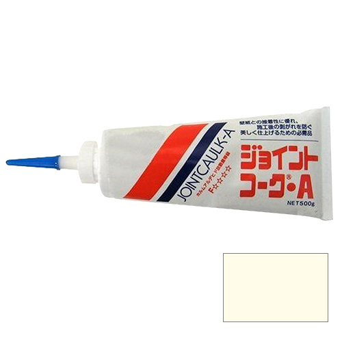 他サイト： ジョイントコークA 500g ライトアイボリー 日本製 230-316 [内コーク施工 内装施工 コーキング剤 壁紙 接着 伸縮の商品画像
