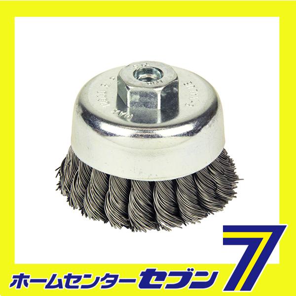 他サイト： 剛腕カップブラシ 80MM藤原産業 [先端工具 ジスク 両頭アクセサリ カップブラシ]の商品画像