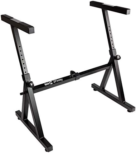 他サイト： RockJam Zスタイルの調整可能なポータブルヘビーデューティミュージック(54-88キーのエレクトリックピアノに適合)電子キの商品画像