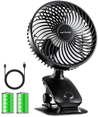 他サイト： Keynice USB扇風機 自動首振り 静音 クリップ 卓上 小型 リズム 充電式 壁掛け USBファン 風量4段階調節 長時の商品画像