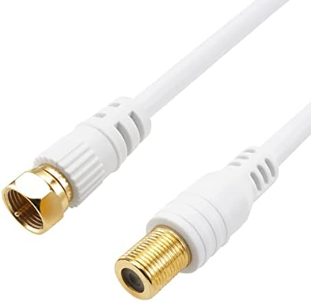他サイト： ホーリック アンテナ延長ケーブル テレビ用 1m (4K8K放送(3224MHz)/BS/CS/地デジ/CATV 対応) ホワイの商品画像