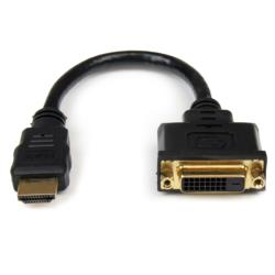 他サイト： StarTech.com ディスプレイ変換ケーブル/HDMI - DVI-D/20cm/HDMIオス・DVIメス(HDDVIMFの商品画像