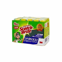 他サイト： スコッチ・3M ブライト コウキンウレタンスポンジ(S-21KS 5PC) 目安在庫=○の商品画像