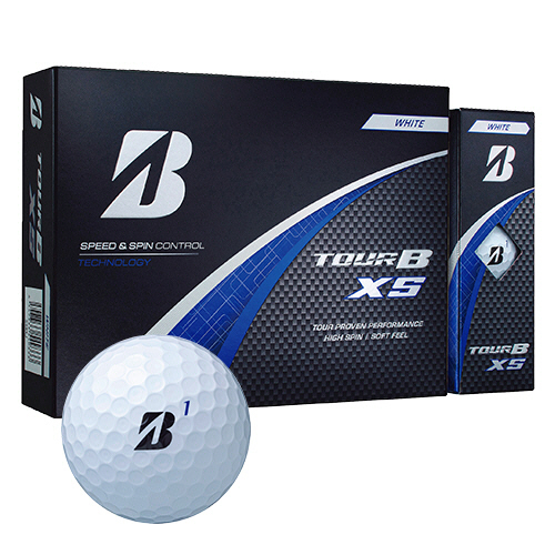 他サイト： ブリヂストンスポーツ ゴルフボール TOUR B XS 2025年モデル ホワイト 1箱(12個)(S4WXJ) 取り寄せ商品の商品画像