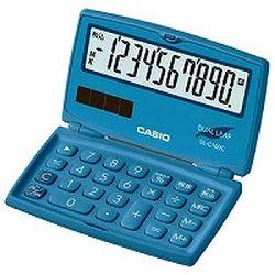 他サイト： カシオ計算機 SL-C100C-BU-N カシオ折りたたみ手帳型カラフル電卓 メーカー在庫品の商品画像