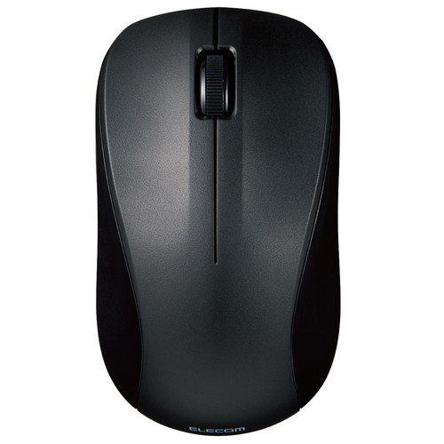 他サイト： エレコム 超軽量設計 ワイヤレスマウス Bluetooth3ボタン IR LED Mサイズ ブラック(M-BY11BRKBK) の商品画像