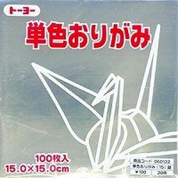 他サイト： トーヨー 単色折紙 15.0−60 ぎん(064160) 目安在庫=○の商品画像