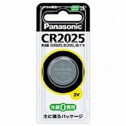 他サイト： パナソニック コイン形リチウム電池 CR2025P 目安在庫=○の商品画像
