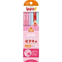 他サイト： トンボ鉛筆 低学年用かきかたえんぴつ 三角 プレーンピンク2B(MP-SEPW04-2B) 目安在庫=○の商品画像