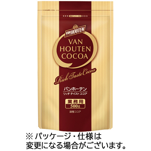 他サイト： 片岡物産 バンホーテン リッチテイストココア 500g 1袋(097818) 取り寄せ商品の商品画像