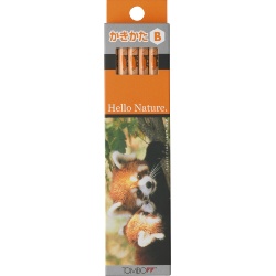 他サイト： トンボ鉛筆 ハローネイチャー かきかた鉛筆 B 1ダース KB-KHMNLPB 1個(KB-KHNLPB) 目安在庫=○の商品画像