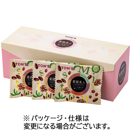 他サイト： 東洋ナッツ食品 薬膳美人ミックスナッツ 13g/袋 1箱(20袋)(614540) 目安在庫=○の商品画像