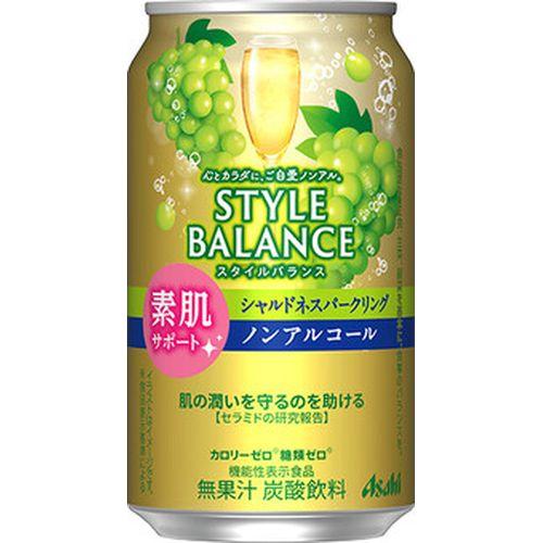 他サイト： アサヒビール  【機能性表示食品】 素肌サポート ノンアルコール シャルドネスパークリング 350ml ×24本(4904230の商品画像