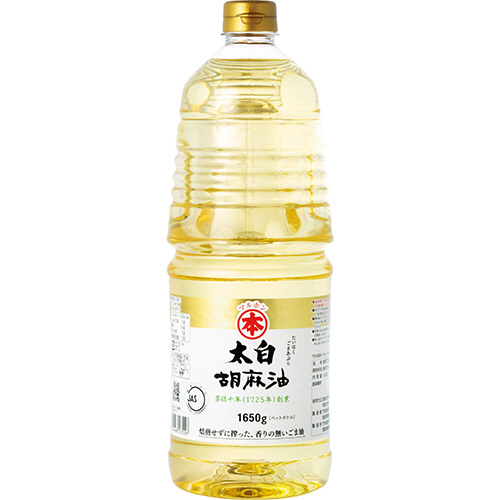 他サイト： 竹本油脂 マルホン 太白胡麻油 1650g 1本(046259) 目安在庫=○の商品画像