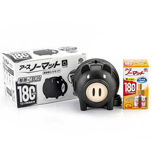 他サイト： アース製薬 アースノーマット 蚊とり黒ブタ 180日セット 1パック(057617) 目安在庫=○の商品画像