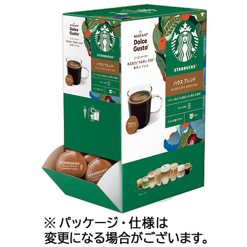 他サイト： ネスレ スターバックス ハウス ブレンド ネスカフェ ドルチェ グスト 専用カプセル 1箱(60杯)(431217) 目安在庫=の商品画像