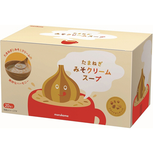 他サイト： マルコメ たまねぎみそクリームスープ 1箱(20食)(133258) 取り寄せ商品の商品画像