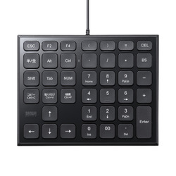 他サイト： サンワサプライ 表計算USBテンキー(NT-27UBK) メーカー在庫品の商品画像