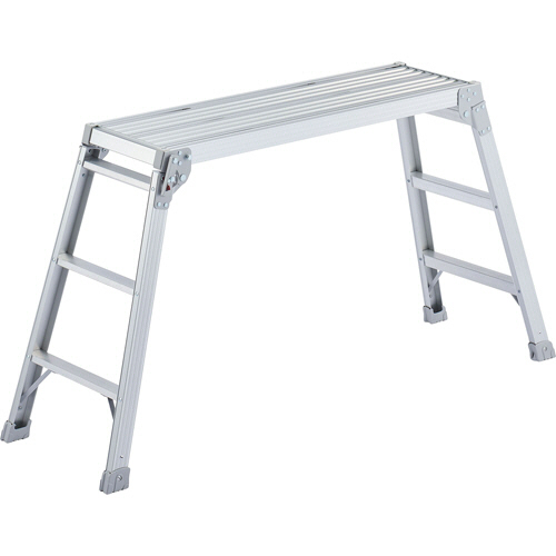 他サイト： 長谷川工業 アルミ足場台 3段 1台(DRX-1075C) 目安在庫=○の商品画像