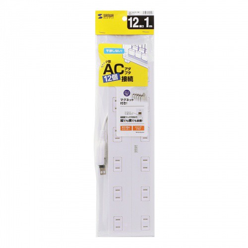 他サイト： サンワサプライ TAP-2312-1W 電源タップ メーカー在庫品の商品画像