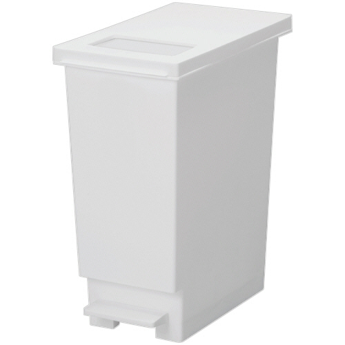 他サイト： 新輝合成 TONBO SWISH小窓付きスリムペダル 30L ホワイトグレー 1台(02119-1) 取り寄せ商品の商品画像