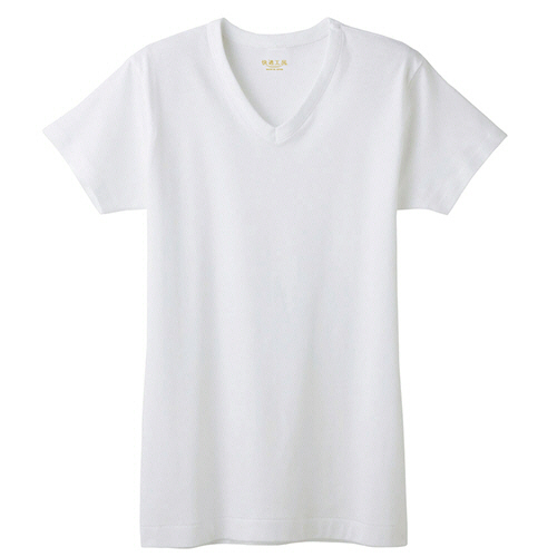 他サイト： グンゼ 快適工房 半袖V首 紳士 ホワイト L 1着(KQ5015-W-L) 目安在庫=○の商品画像