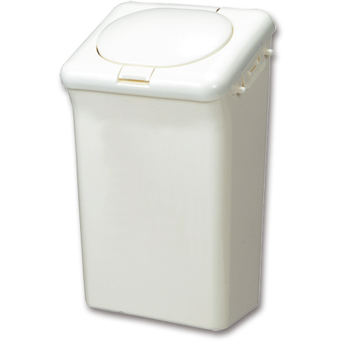 他サイト： ティーワールド 消臭剤配合防臭ペール ホワイト 14L 1個(296105) 取り寄せ商品の商品画像