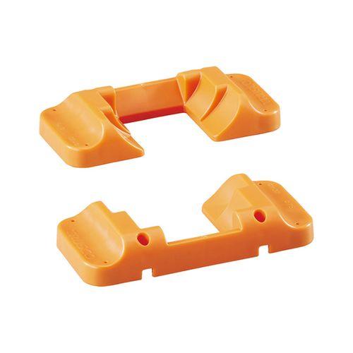 他サイト： トラスコ中山 75パイ/100パイキャスター用車止めとめたろう 2個1組 CH75100-2S(63-2283-44) 目安在庫の商品画像