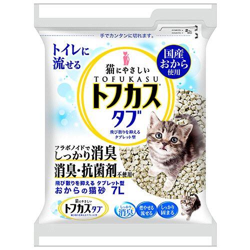 他サイト： ペグテック おからの猫砂 トフカスタブ 7L 1パック(711027) 取り寄せ商品の商品画像