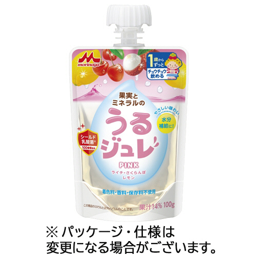 他サイト： 森永乳業 果実とミネラルのうるジュレ PINK 100g 1セット(6個)(4902720133821 x6) 取り寄せ商品の商品画像