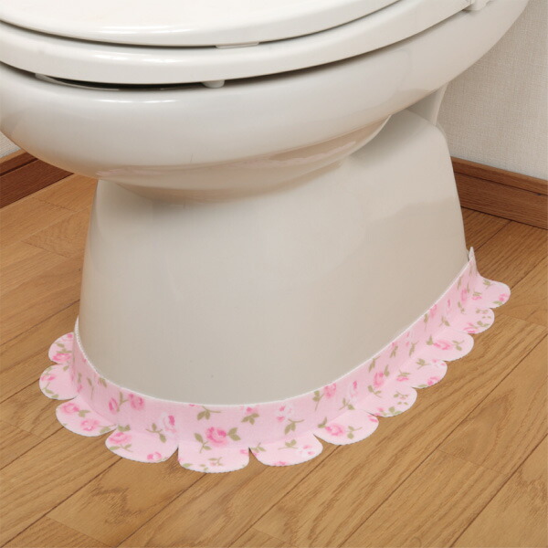 他サイト： トイレ すきま テープ 床 便器 汚れ防止 洗える 臭い 消臭 貼るだけ 吸着 便器すきまテ−プ 2枚入 花柄 おくだけ吸着 サの商品画像