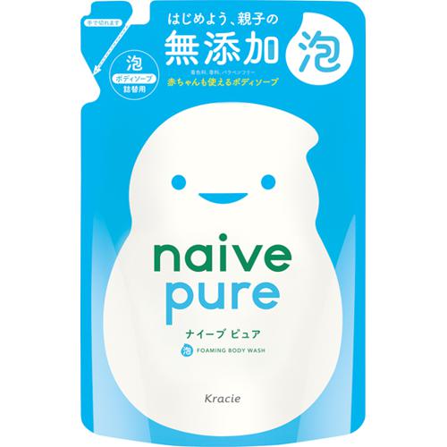 他サイト： 【セット販売】ナイーブ ピュア 泡ボディソープ 詰替用 450ml(×4セット) クラシエの商品画像