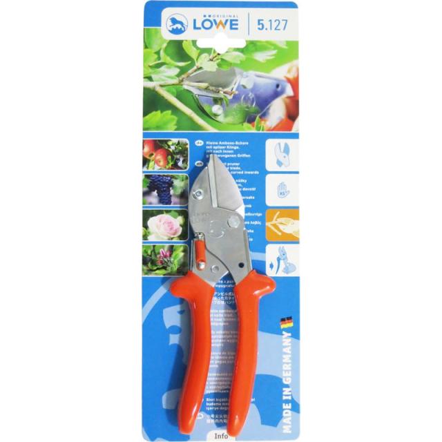 他サイト： LOWE ライオン 剪定鋏 小型アンビル式 先尖刃 180mm LS5127の商品画像