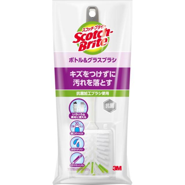 他サイト： スリーエム スコッチブライト ボトル&グラスブラシ 1本 K-503Jの商品画像
