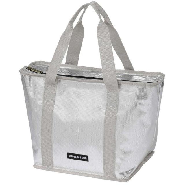 他サイト： パール金属 デリス シルバートートクーラーバッグ 10L UE-0656の商品画像