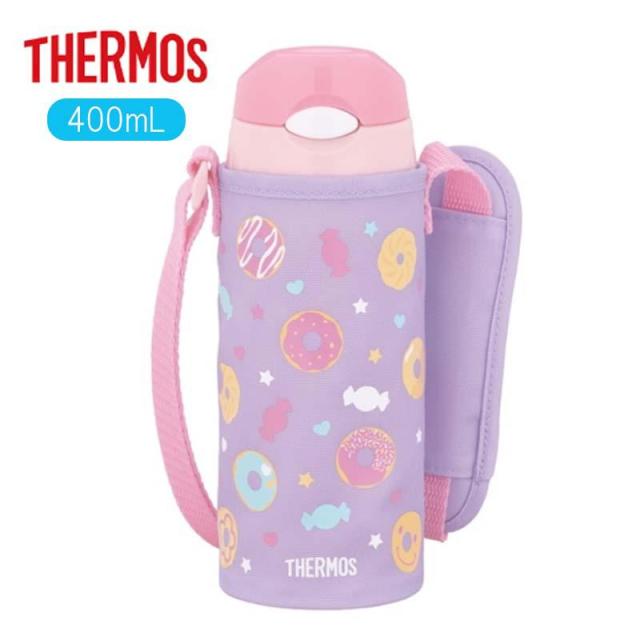 他サイト： 即納在庫品 サーモス 水筒 ストローボトル 真空断熱 400ml パープルピンク FHL-403F PL-Pの商品画像