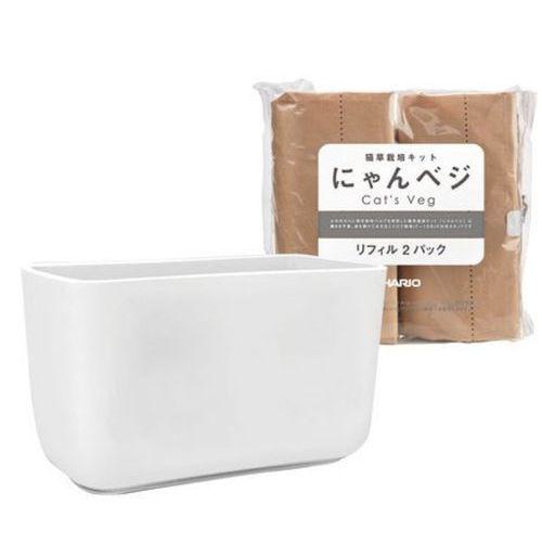 他サイト： ハリオ(HARIO) 猫草栽培キット にゃんベジセットN ハリオ商事の商品画像