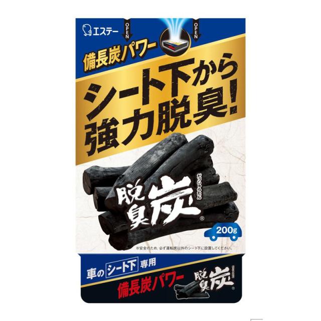 他サイト： エステー クルマの脱臭炭 車用脱臭剤 シート下専用 200g 芳香消臭/車用の商品画像