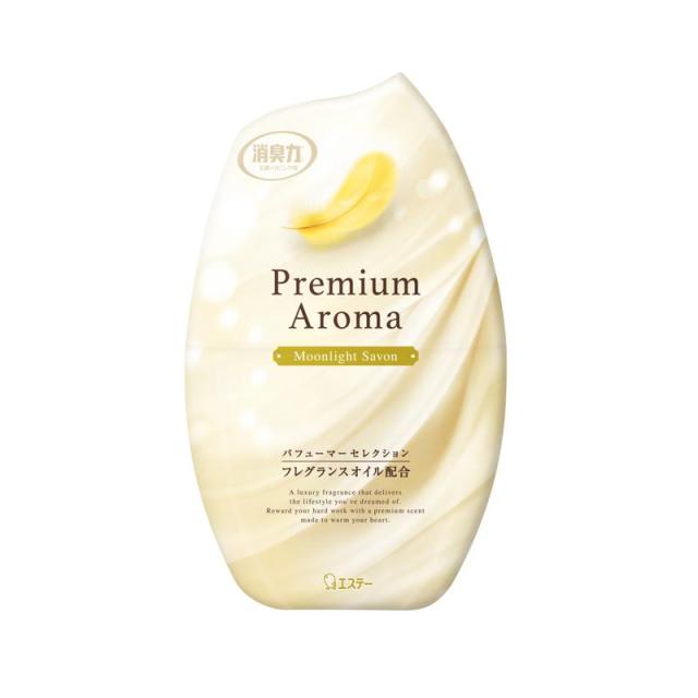 他サイト： エステー お部屋の消臭力 プレミアムアロマ ムーンライトシャボン 400ml Premium Aromaの商品画像
