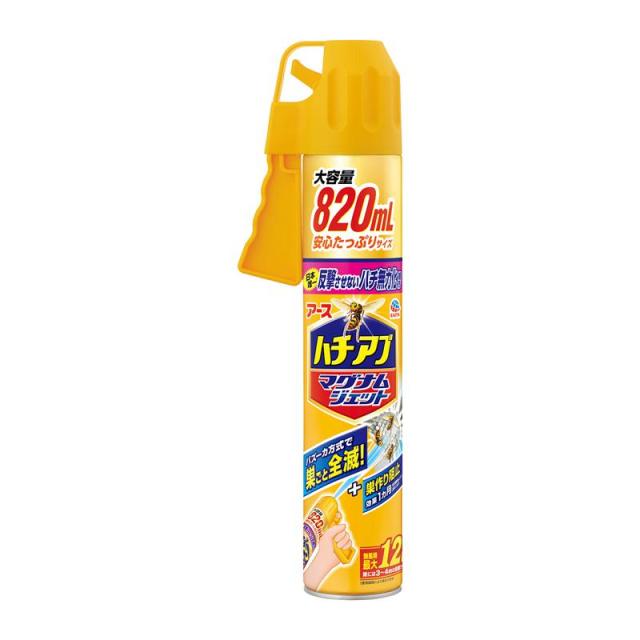 他サイト： アース ハチアブマグナムジェット 820ml 殺虫剤/不快害虫/ハチの商品画像