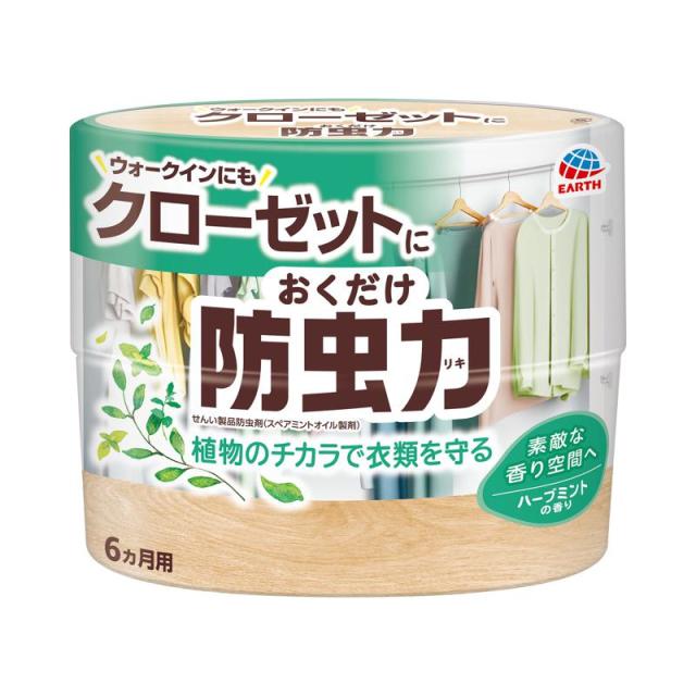 他サイト： アース クローゼットにおくだけ防虫力 ハーブミントの香り 300ml 防虫剤/衣類用の商品画像