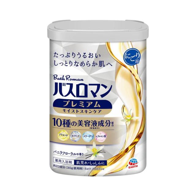 他サイト： アース バスロマン プレミアム モイストスキンケア 600g 入浴剤/スキンケアの商品画像