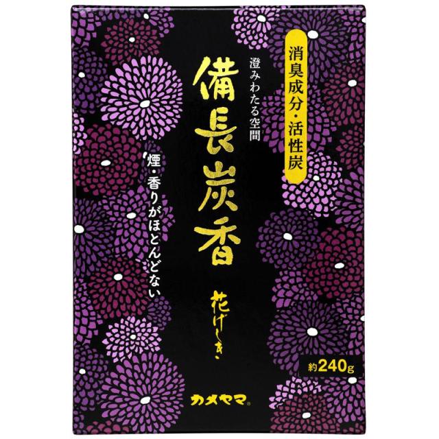 他サイト： カメヤマ 花げしき 備長炭 徳用大型 240gの商品画像